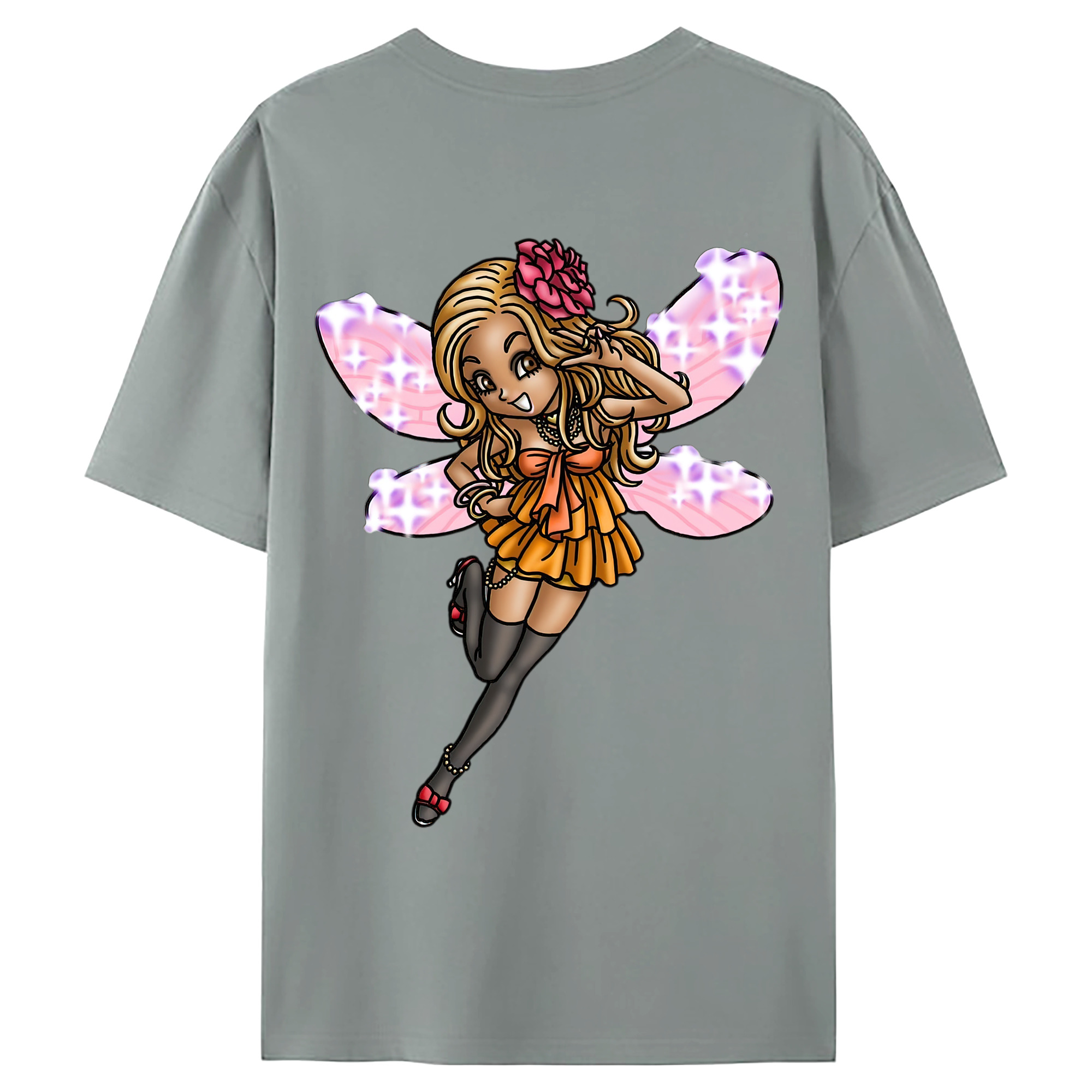 （画像用） ドラゴンクエスト Doragon Kuesuto Dragon Quest 綿100％ メンズ半袖Tシャツ（バックプリント） 通気性